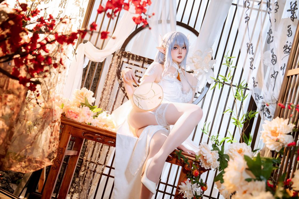 图片[1]_52PNatsuko夏夏子 碧蓝航线 阿尔比恩旗袍 cosplay图片NO.074_次元岛