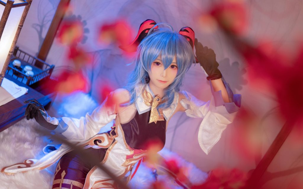 图片[1]_9P坂坂白 原神甘雨 二次元cos姬 同人NO.001_次元岛