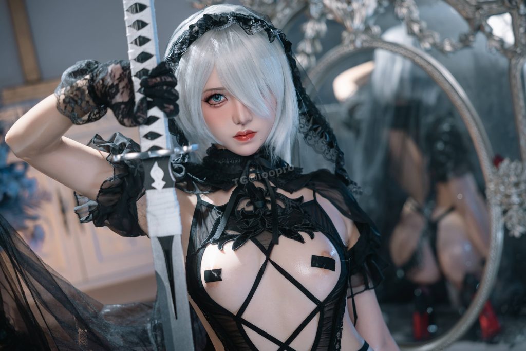 图片[3]_93P阿薰kaOri 2B黑花嫁 cosplay图片NO.041_次元岛