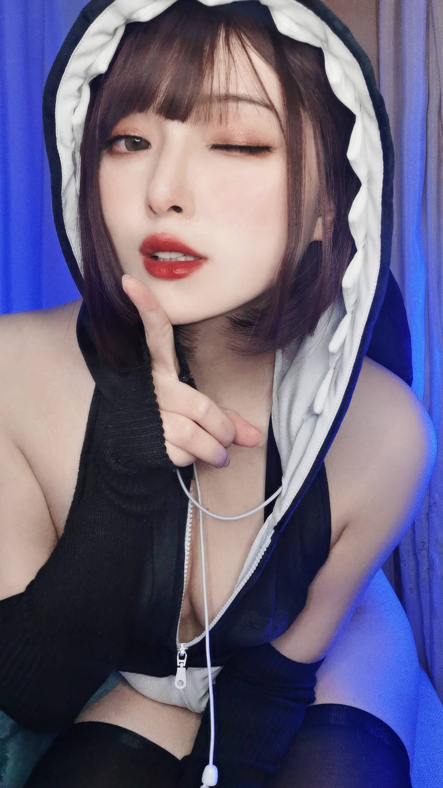 25PNatsuko夏夏子 虎鲸 自摄 手机壁纸NO.015_次元岛