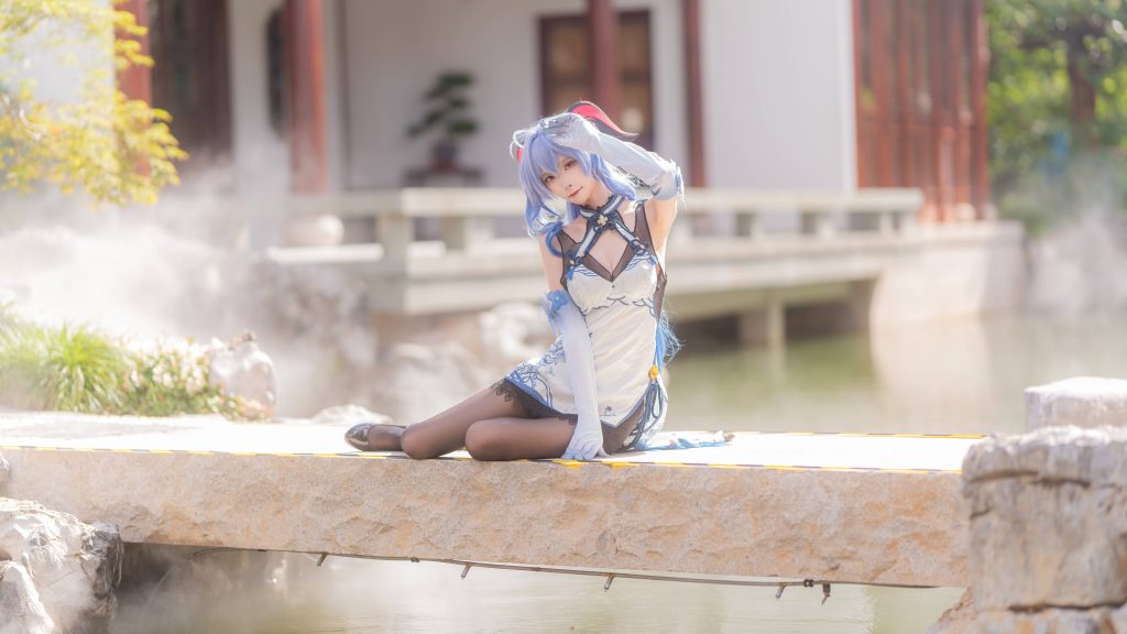 图片[5]_15P坂坂白 甘雨旗袍 黑丝 cosplay图片NO.005_次元岛