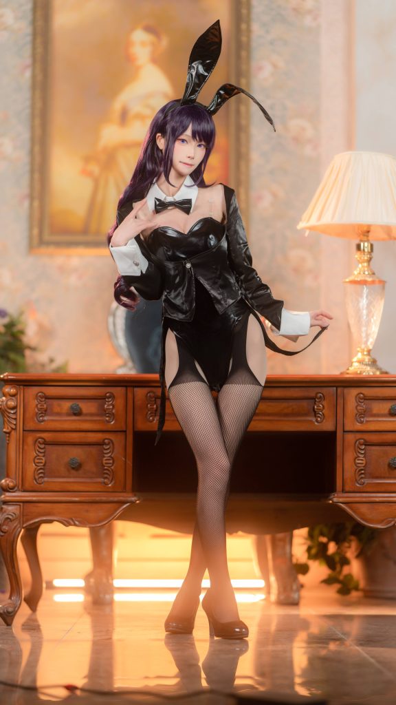 图片[3]_11P坂坂白 喜多川兔女郎 cosplay图片NO.010_次元岛