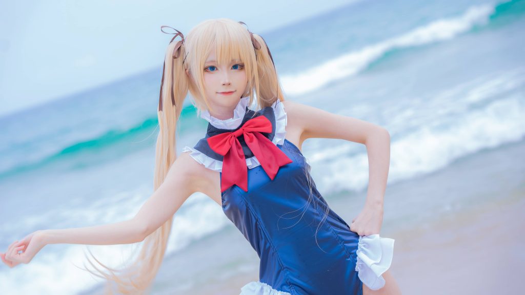 图片[1]_9P坂白 玛丽萝丝泳装 cosplay二次元NO.007_次元岛