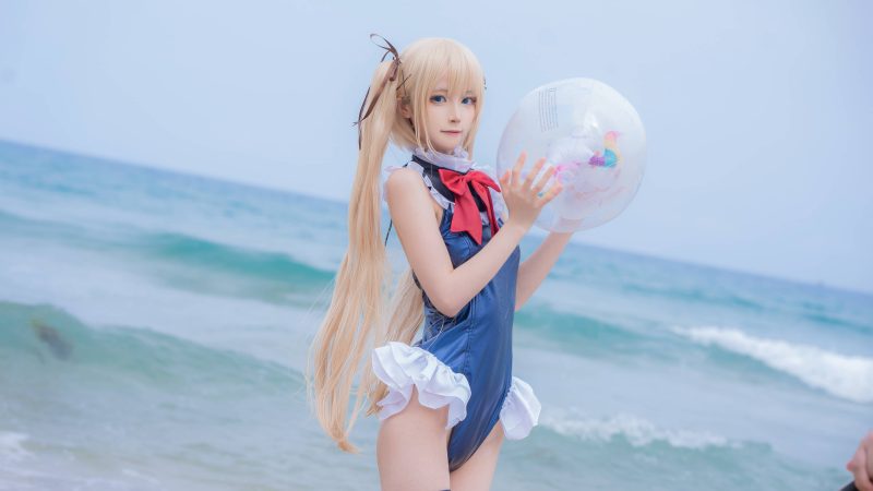 9P坂白 玛丽萝丝泳装 cosplay二次元NO.007_次元岛