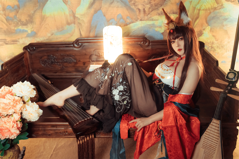 50PNatsuko夏夏子 赤城 朝凰来仪 Cosplay中国NO.033_次元岛