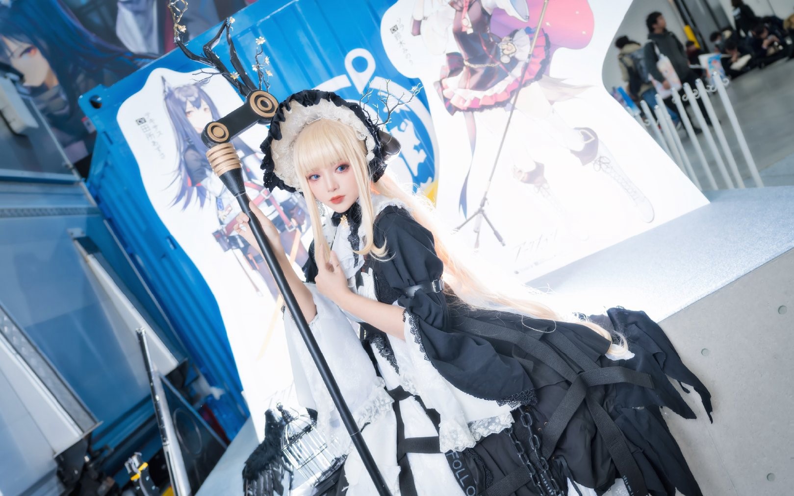 13P枣糕下野病弃 明日方舟夜莺 cosplay福利NO.020_次元岛