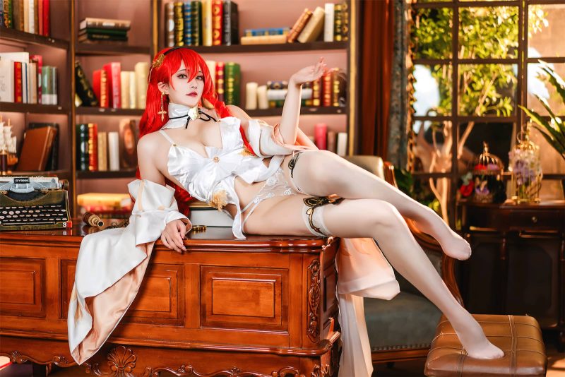 77PNatsuko夏夏子 崩坏：星穹铁道 姬子礼服 二次元ACG美图NO.043_次元岛