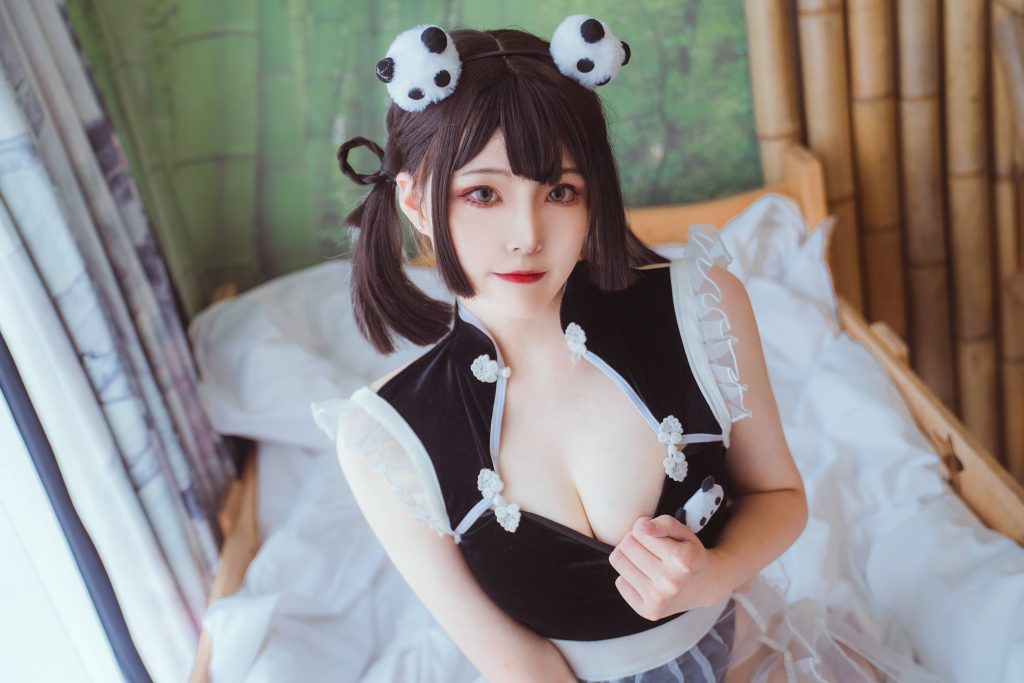 图片[3]_64P+1视频Natsuko夏夏子 熊猫女仆 Cosplay中国NO.034_次元岛