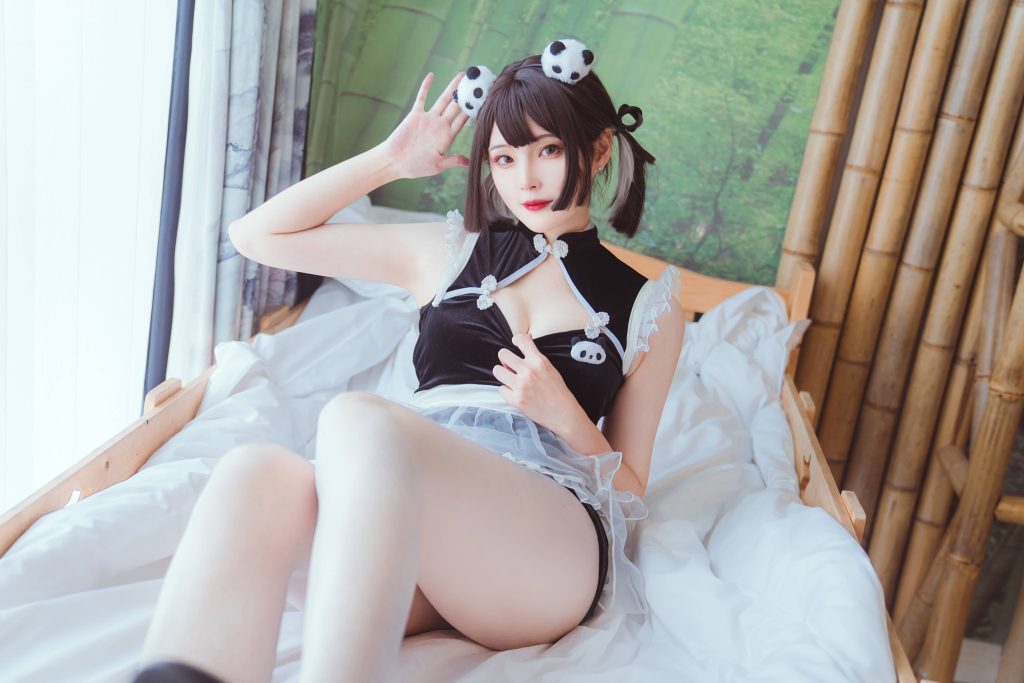 图片[2]_64P+1视频Natsuko夏夏子 熊猫女仆 Cosplay中国NO.034_次元岛