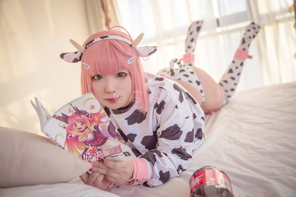 图片[1]_78P皮皮奶 奶牛套装 Cosplay中国NO.014_次元岛