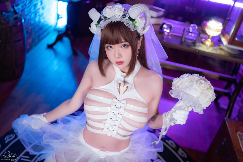 71P+3视频皮皮奶 地狱新娘 cosplay图片自拍NO.044_次元岛