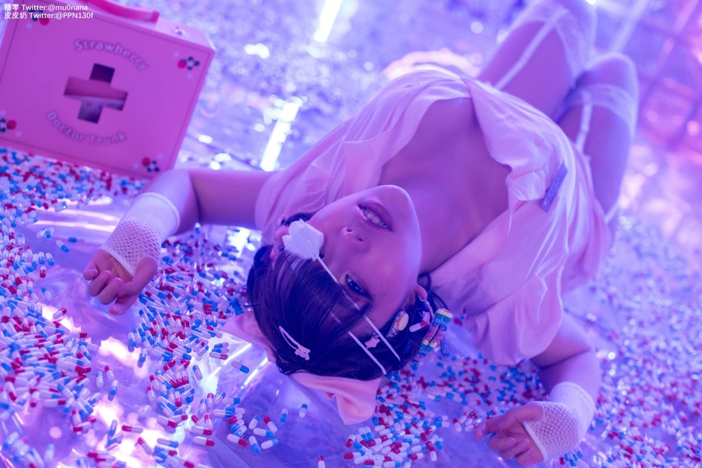 图片[1]_60P皮皮奶 万圣节邪恶护士 喵零x皮皮奶 Cosplay中国NO.031_次元岛