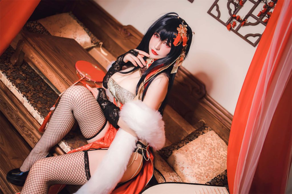 图片[3]_35PCoser衣衣 碧蓝航线 大凤旗袍 cosplay福利 NO.014_次元岛