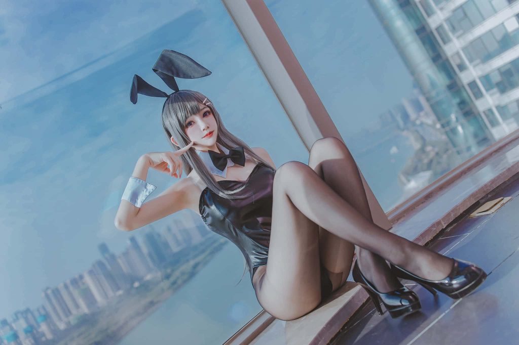 图片[2]_42PCoser衣衣 麻衣兔女郎 cosplay二次元 NO.007_次元岛