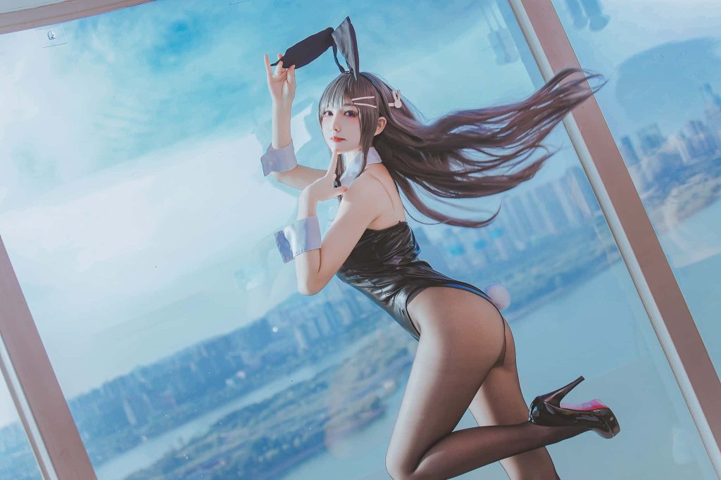 图片[3]_42PCoser衣衣 麻衣兔女郎 cosplay二次元 NO.007_次元岛