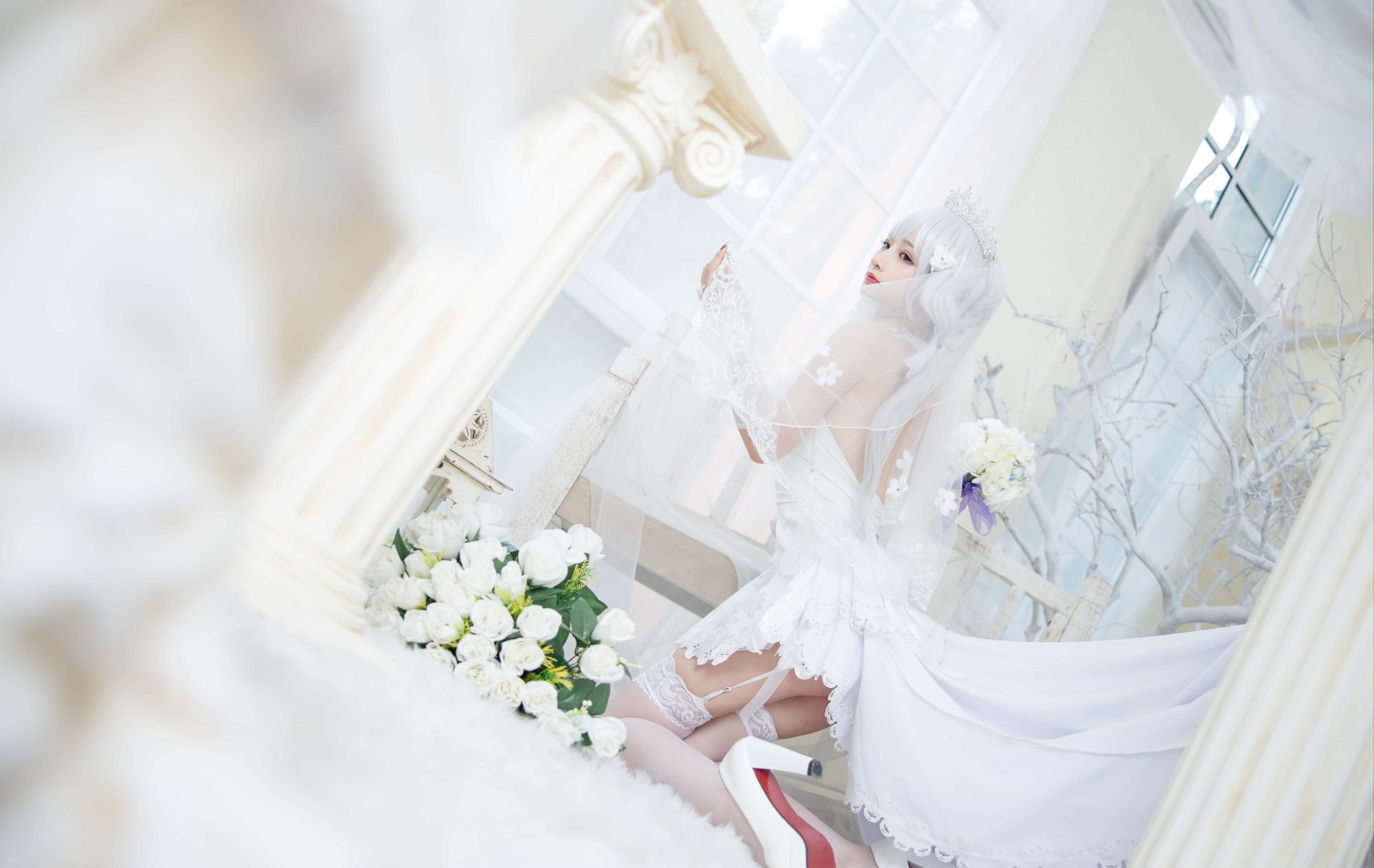 11P叉子宝宝 碧蓝光辉 白丝 cosplay福利NO.008_次元岛