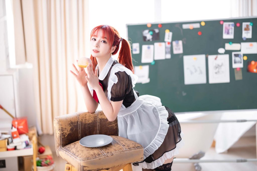 图片[3]_43P叉子宝宝 双马尾透明女仆 cosplay图片 NO.002_次元岛