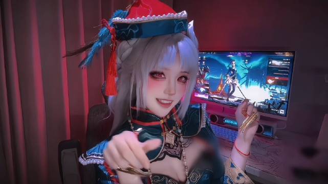 阿阳菜子COS视频 永劫无间 玉玲珑  小僵尸 cosplay福利_次元岛