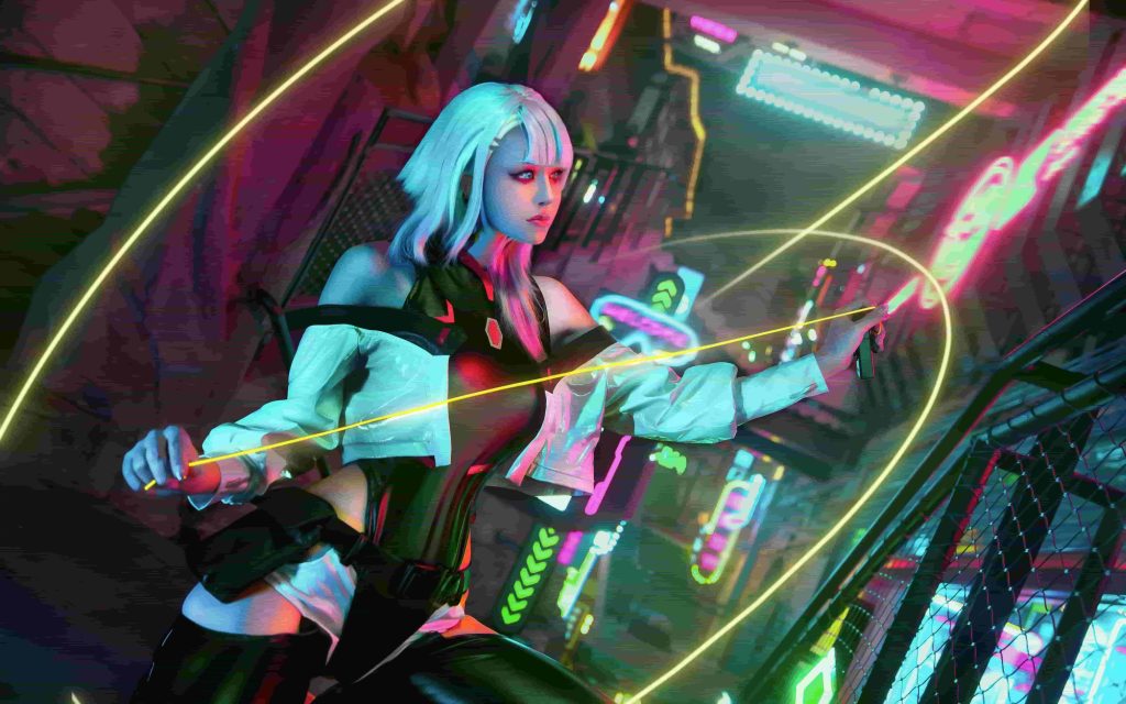 图片[1]_101P+1视频鹿八岁baby 赛博边缘行者：露西 二次元ACG美图NO.043_次元岛