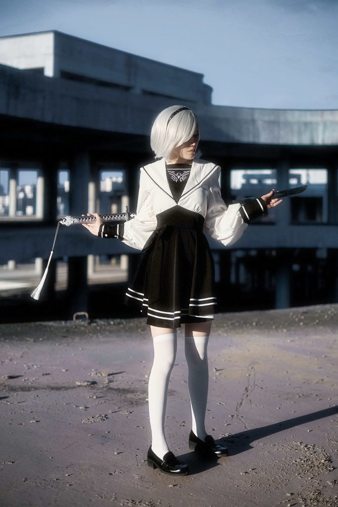 图片[1]_33P+1视频鹿八岁baby 废墟尼尔2B cosplay图片NO.023_次元岛