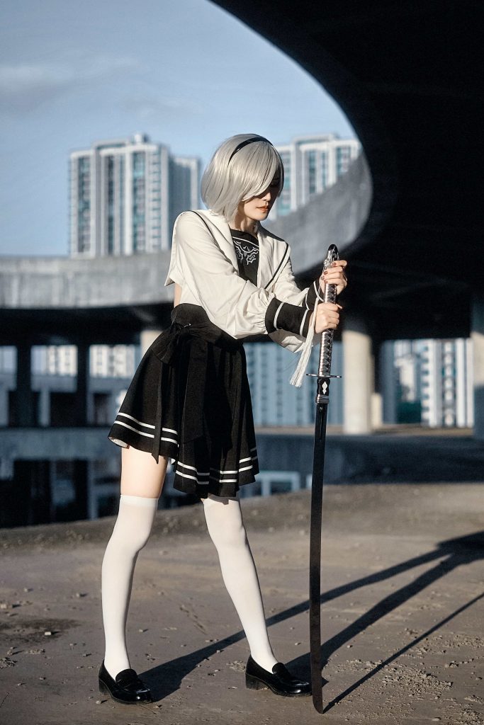 图片[2]_33P+1视频鹿八岁baby 废墟尼尔2B cosplay图片NO.023_次元岛