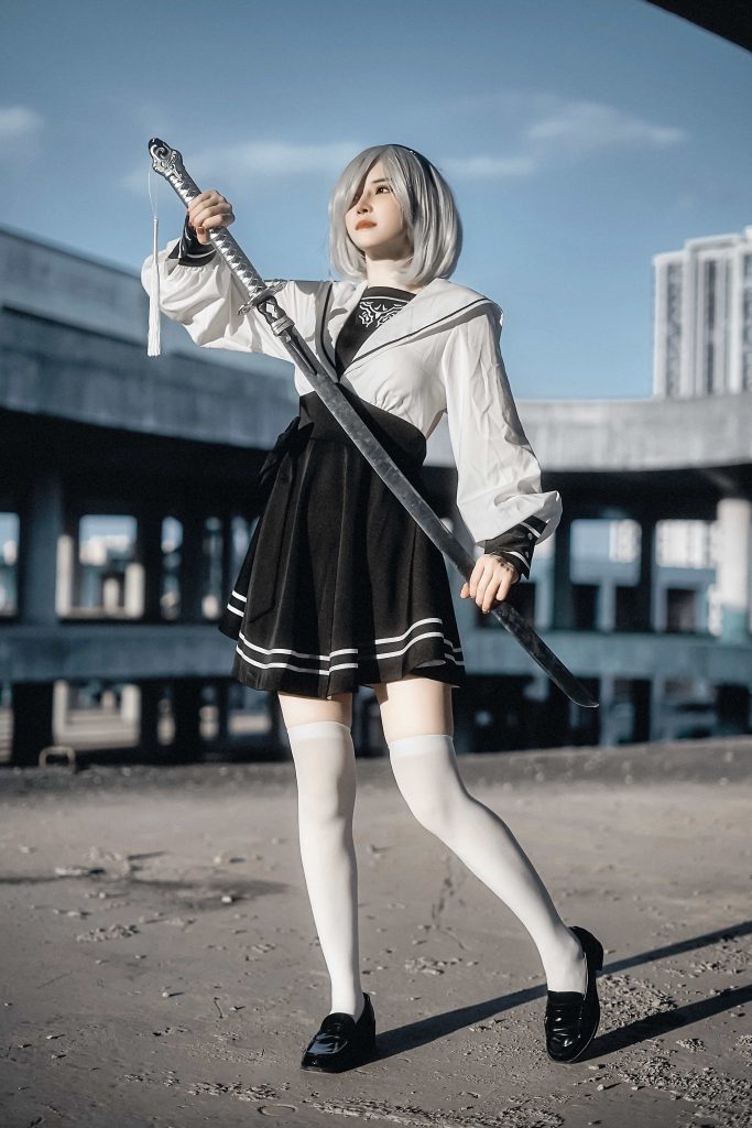 图片[3]_33P+1视频鹿八岁baby 废墟尼尔2B cosplay图片NO.023_次元岛