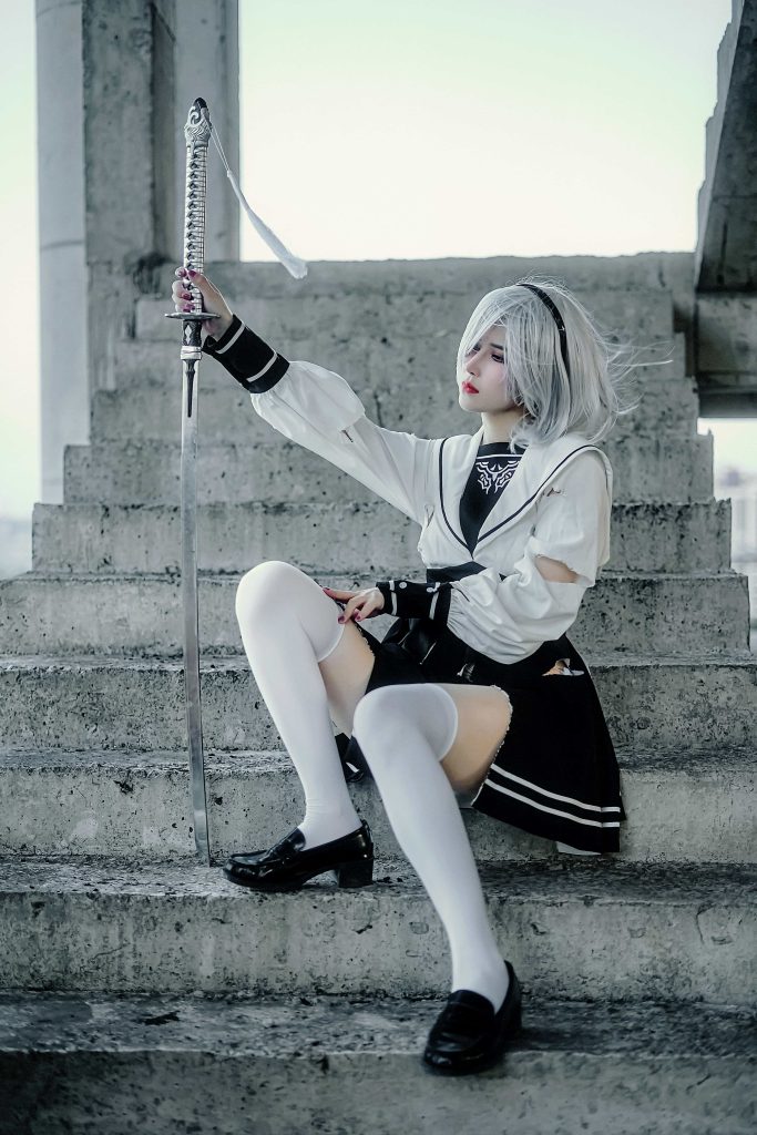 图片[4]_33P+1视频鹿八岁baby 废墟尼尔2B cosplay图片NO.023_次元岛