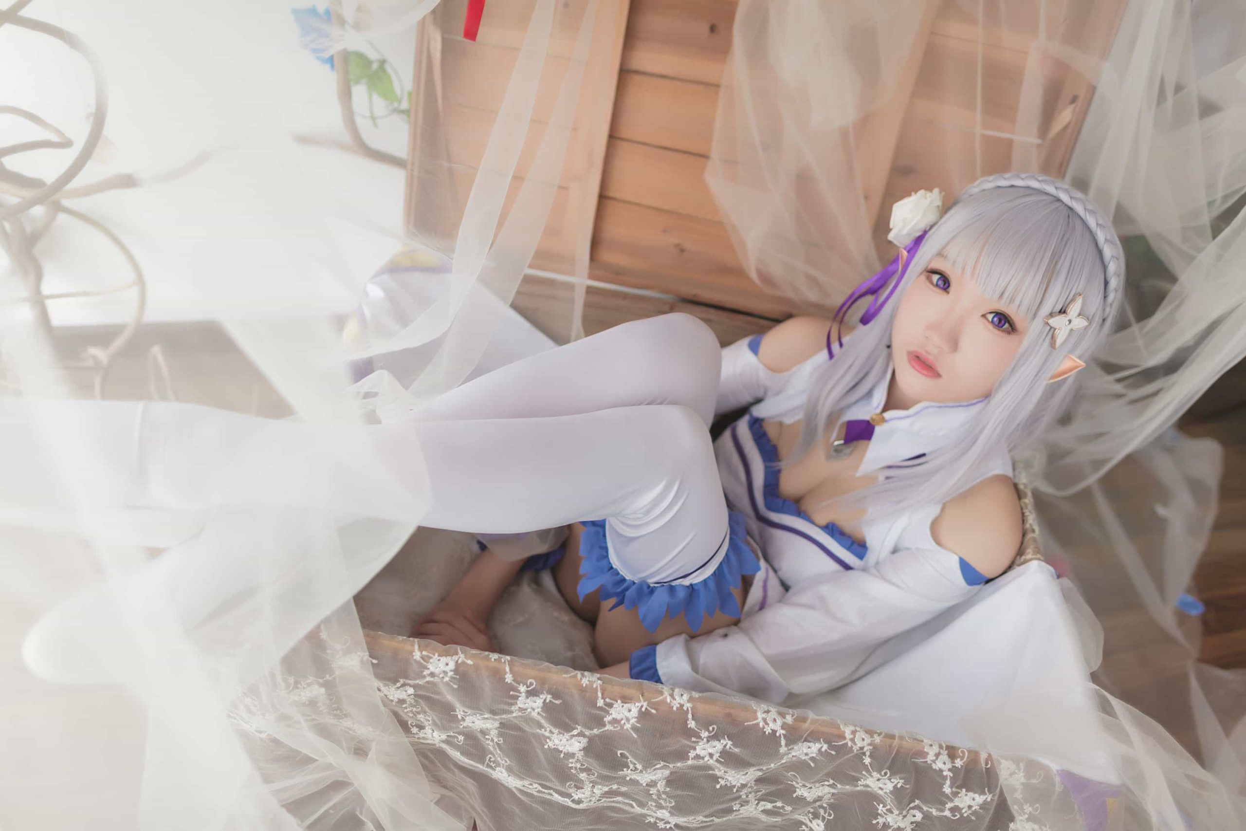 16P瓜希酱 艾米莉亚 cosplay二次元NO.008_次元岛