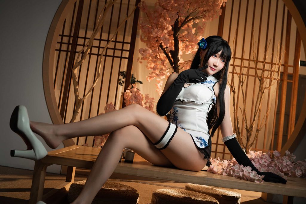 图片[2]_12P瓜希酱 瓶儿 旗袍 高清写真NO.004_次元岛