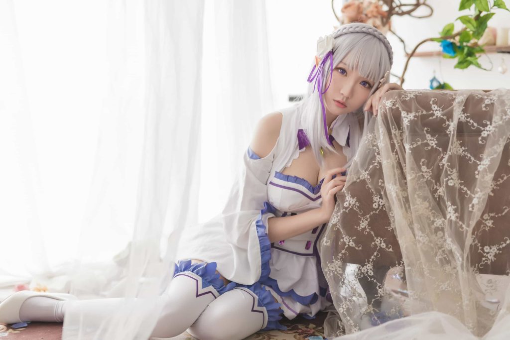 图片[3]_16P瓜希酱 艾米莉亚 cosplay二次元NO.008_次元岛