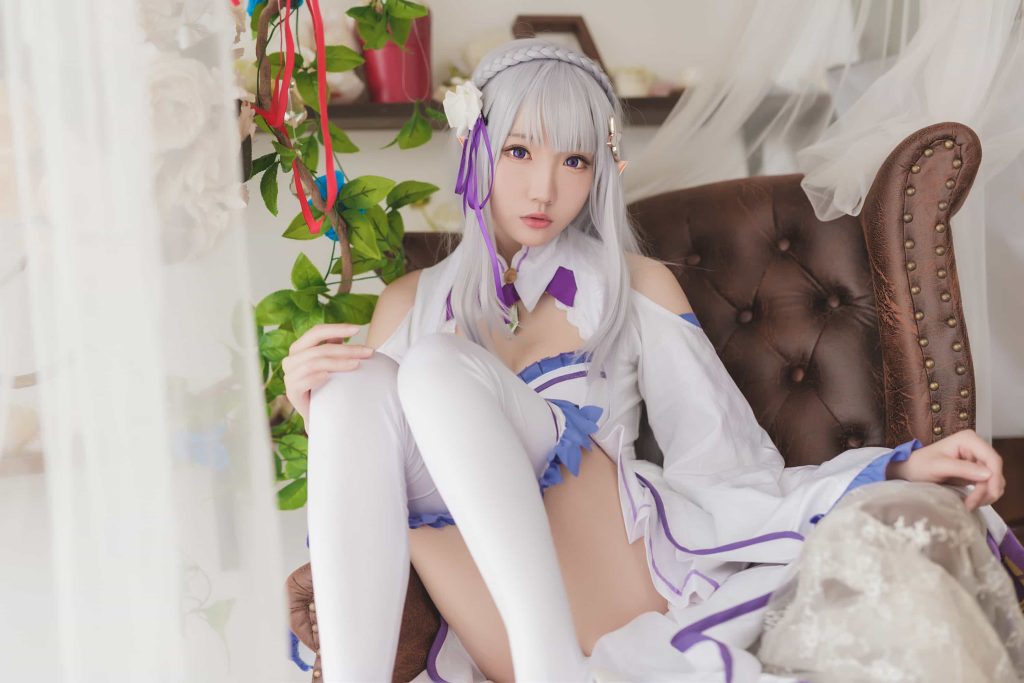 图片[4]_16P瓜希酱 艾米莉亚 cosplay二次元NO.008_次元岛