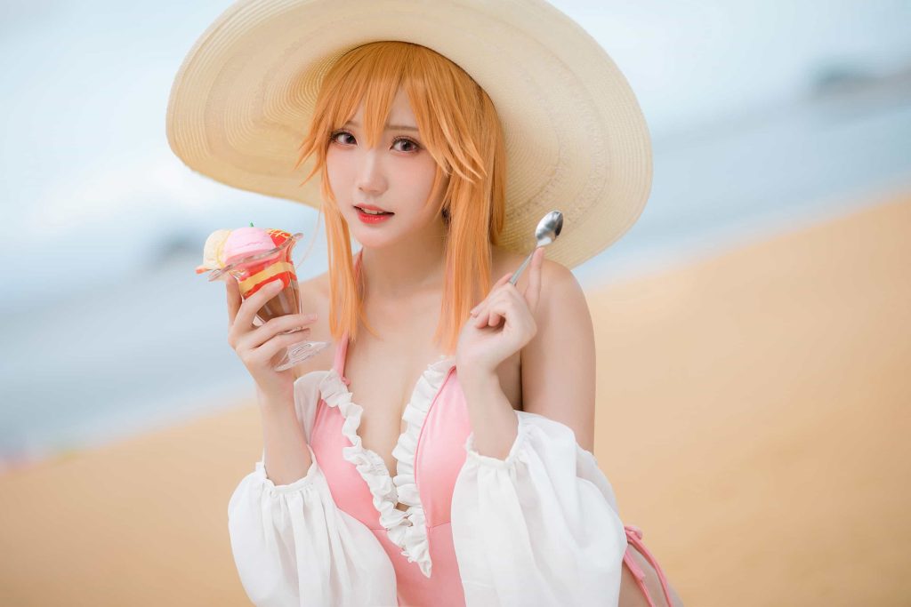 图片[1]_cos屋 32P瓜希酱 黎塞留 沙滩 cosplay二次元NO.031_次元岛