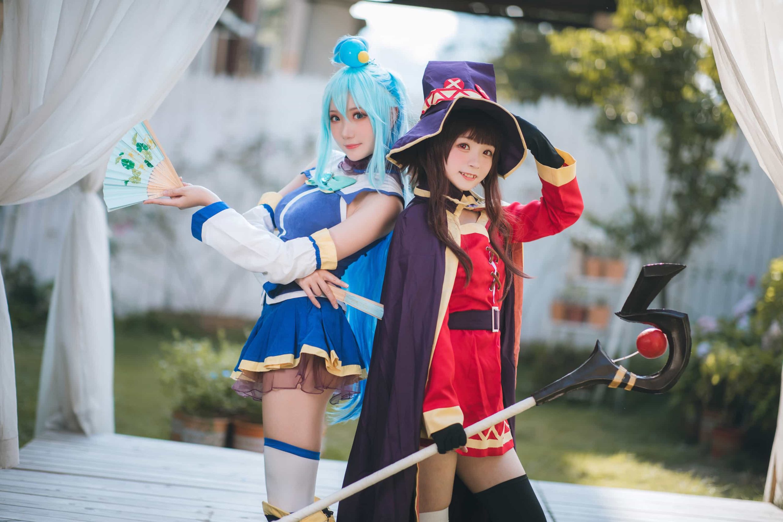 18P瓜希酱 阿库娅与惠惠 cosplay图片NO.025_次元岛