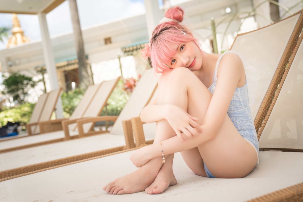 图片[4]_20P瓜希酱 写真限量电子版 玩水 粉头发NO.026_次元岛