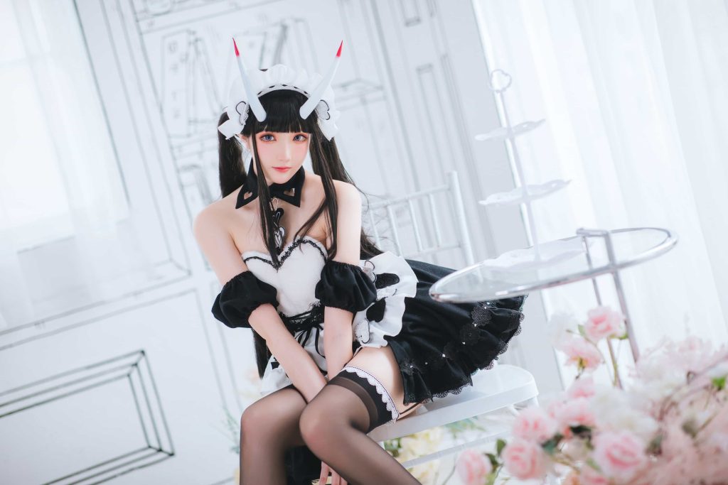 图片[1]_喵领域 22P瓜希酱 能代女仆 NO.047_次元岛