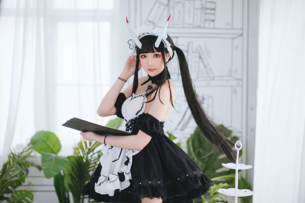 图片[3]_喵领域 22P瓜希酱 能代女仆 NO.047_次元岛