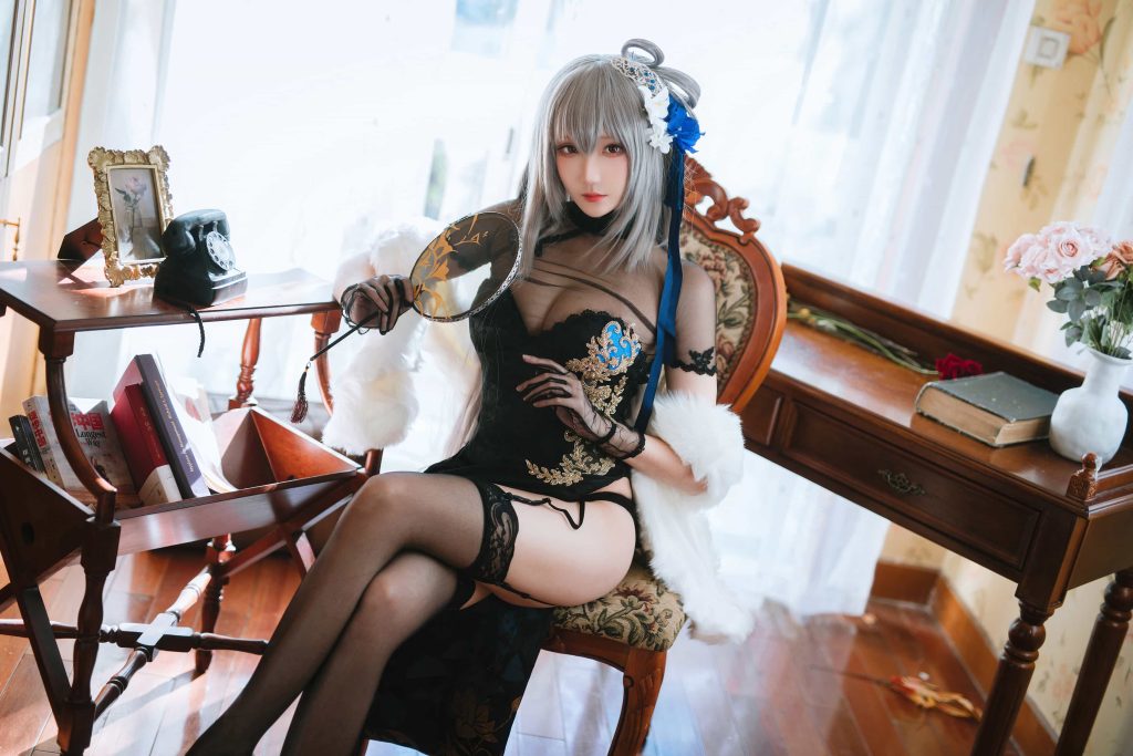 图片[4]_中国COSPLAY大赏 18P瓜希酱 碧蓝航线 路易九世旗袍 NO.059_次元岛