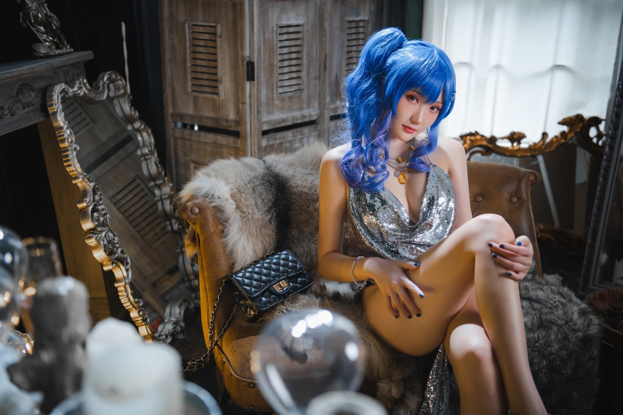 COSPLAY图片素材 27P瓜希酱 圣路易斯 cosplay二次元NO.042_次元岛