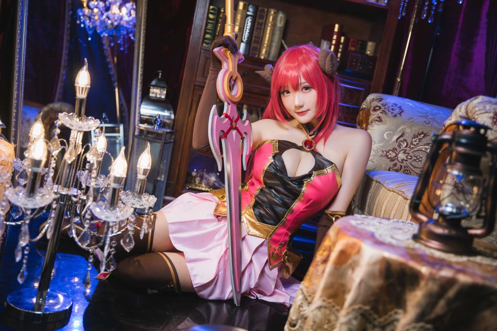 图片[1]_COSPLAY图片素材 22P瓜希酱 公主连结 支仓伊绪 Hasekura Io NO.066_次元岛