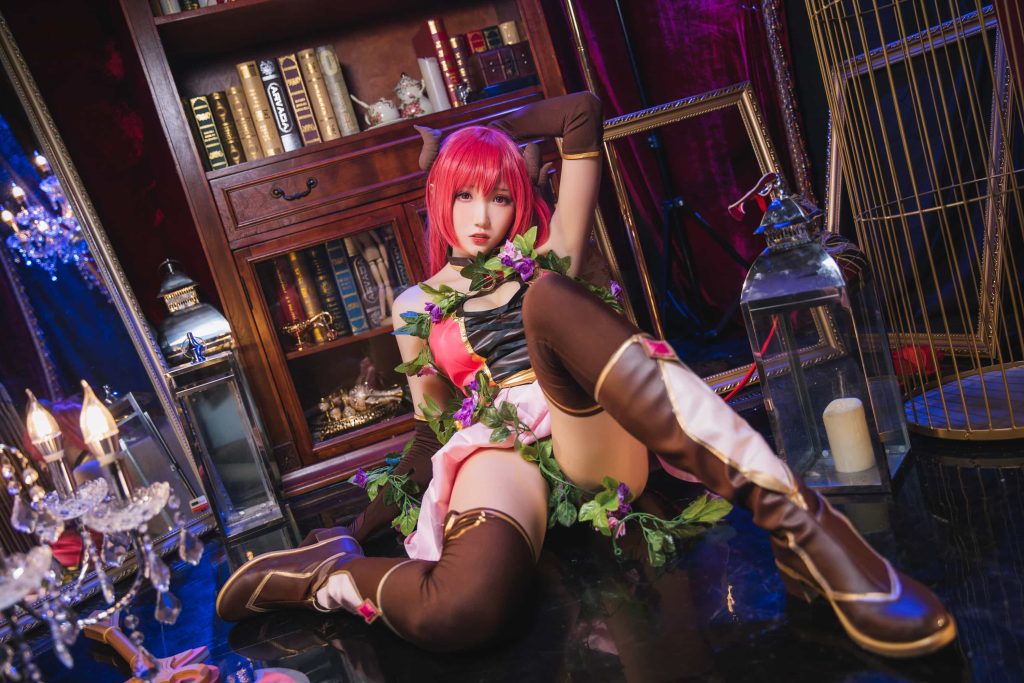 图片[2]_COSPLAY图片素材 22P瓜希酱 公主连结 支仓伊绪 Hasekura Io NO.066_次元岛
