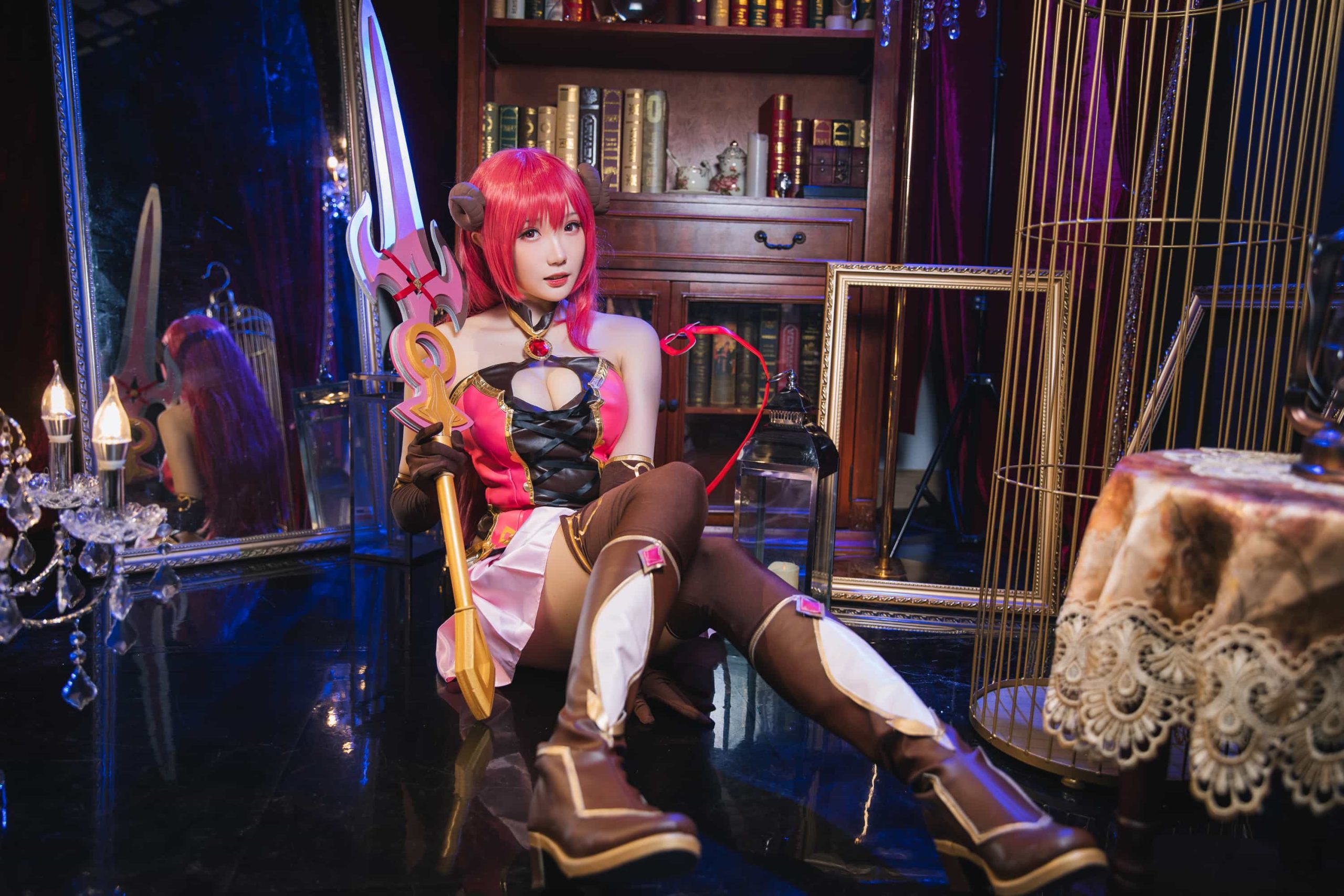 COSPLAY图片素材 22P瓜希酱 公主连结 支仓伊绪 Hasekura Io NO.066_次元岛
