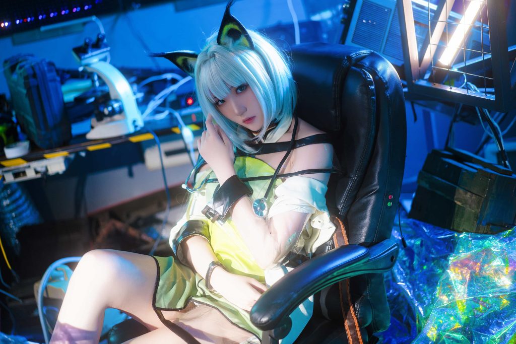 图片[4]_动漫cosplay图片 21P瓜希酱 明日方舟 凯尔希 Kal’tsit NO.068_次元岛