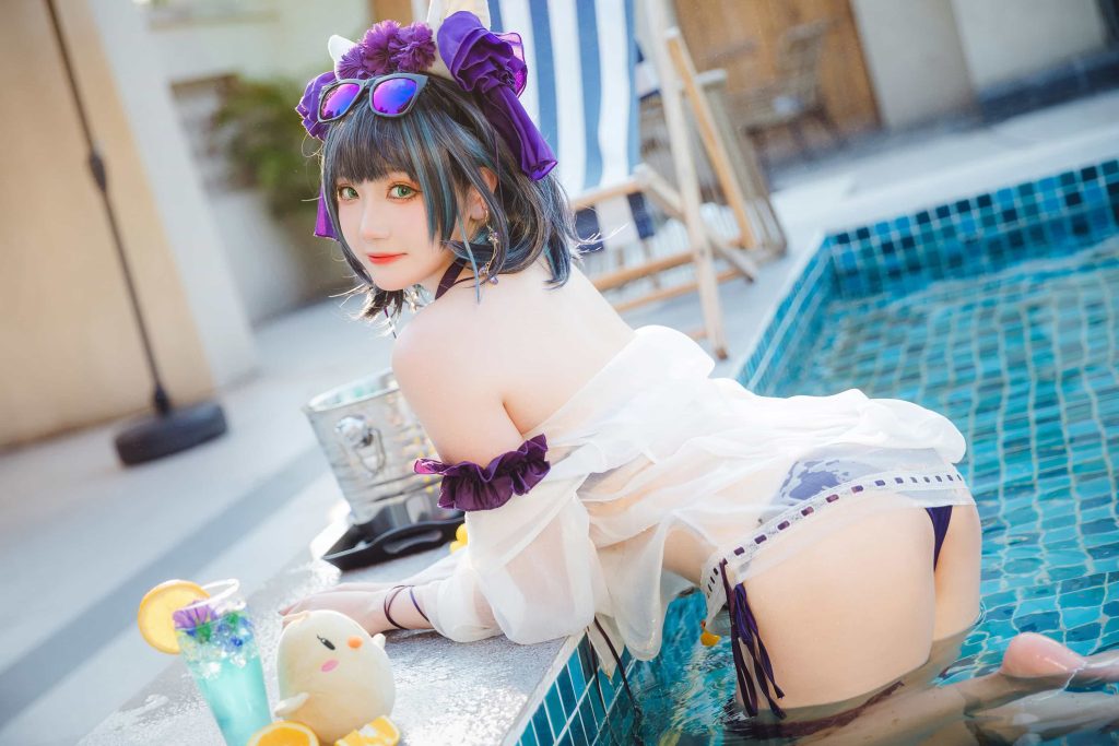 图片[4]_次元岛漫画 32P瓜希酱 柴郡泳装 cosplay二次元NO.075_次元岛